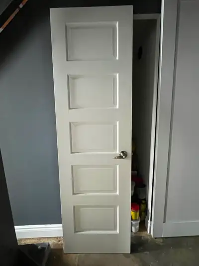 24-inch x 80-inch 5 Panel Pine Solid Wood, View more