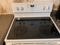 Electric glass top stove