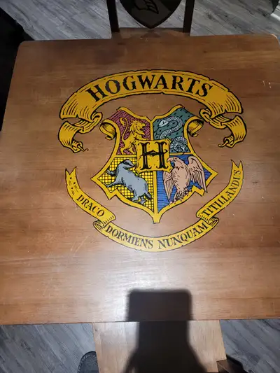 Harry Potter Collector's kids' table and 4 House Chairs, View more