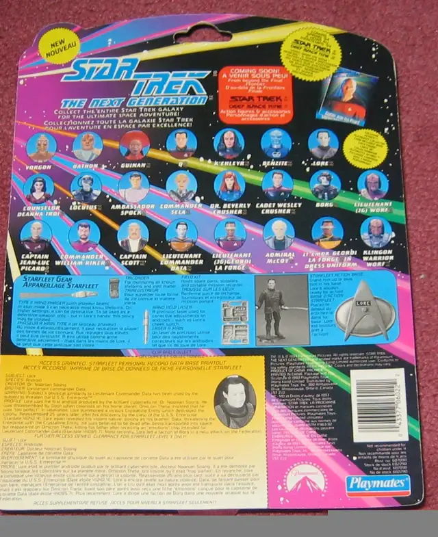 Lore figure in package - Star Trek: The Next Generation in Arts & Collectibles in Kitchener / Waterloo - Image 3