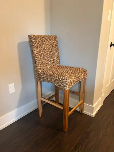 Pottery Barn Seagrass Counter Stool, View more