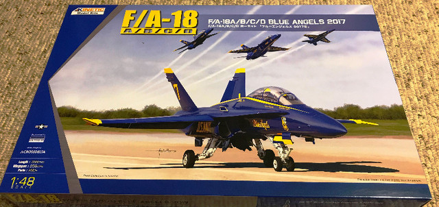 Kinetic 1/48 Boeing F/A-18A/B/C/D Blue Angels 2017 in Toys & Games in Richmond