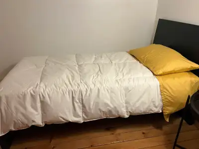 IKEA malm single bed and mattresses brand new, View more