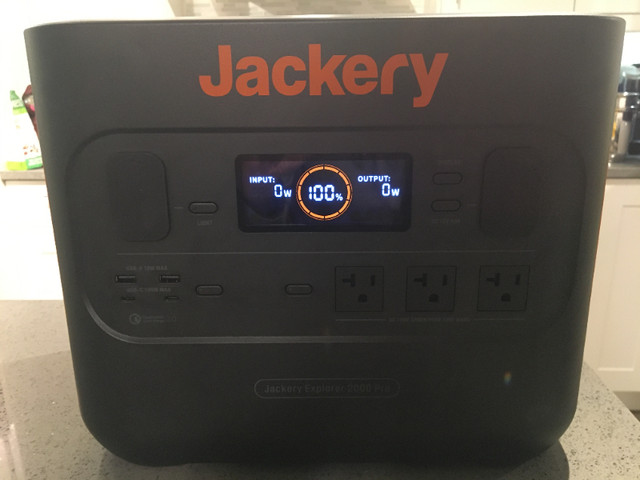 Jackery Explorer 2000 Pro Portable Power Station 2160Wh in Fishing, Camping & Outdoors in Delta/Surrey/Langley - Image 3