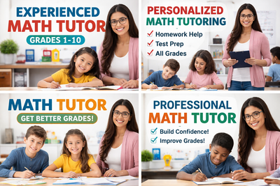 Experienced Math Tutor with 3+ years experience Available, View more