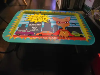 Children's metal tray , View more