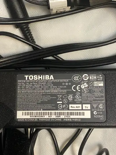 Toshiba laptop charger, View more