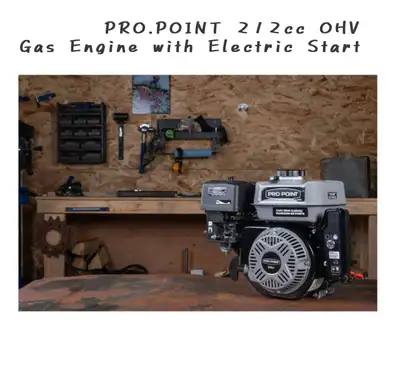 PRO.POINT 212cc OHV Gas Engine with Electric Start, View more