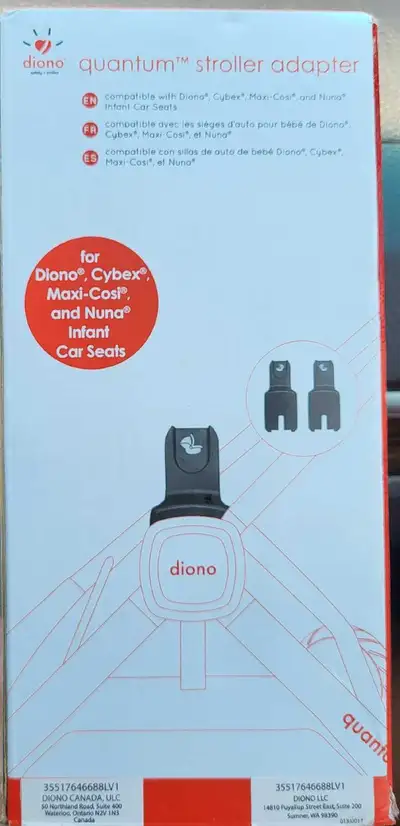 Diono Quantum Stroller Adapter, View more
