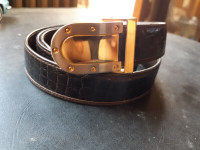 Raphael Crocodile Leather  Belt Made in Italy New Rare