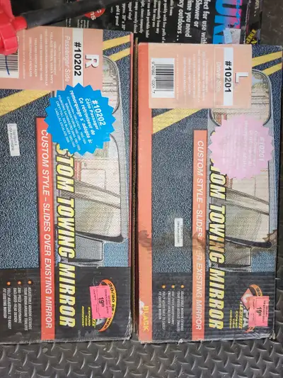 Removable Side Mirror Extensions $20 for both Battery Holder $5