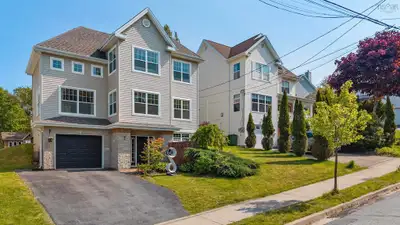 Boasting beautiful water views of the Bedford Basin from all three levels, this large custom home is...
