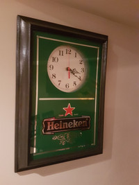 Heineken Clock Mirror