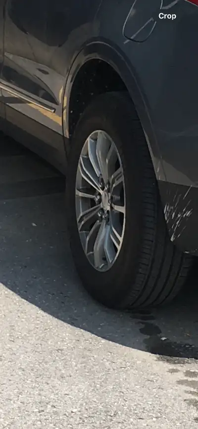 4 factory Cadillac XT5 Rims and gently used summer tires. Cash only.