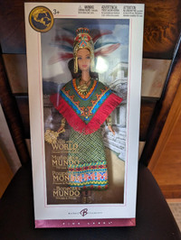 PRINCESS OF ANCIENT MEXICO BARBIE DOLL 2004 PINK LABEL
