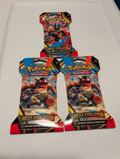 Pokemon Mega Evolutions 3 Blister Packs, View more