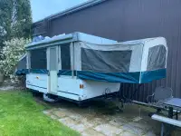 Coleman tacoma pop up tent trailer