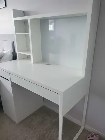 IKEA MICKE Desk with Hutch, View more