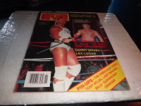 Wrestling all stars magazine  1986-1987 colour pin up + wwe wcw