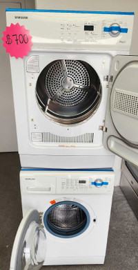 WASHER AND DRYER SET IN PERFECT CONDITION WITH WARRANTY 