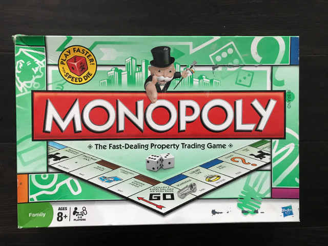 The board game Monopoly for family. in Toys & Games in Regina