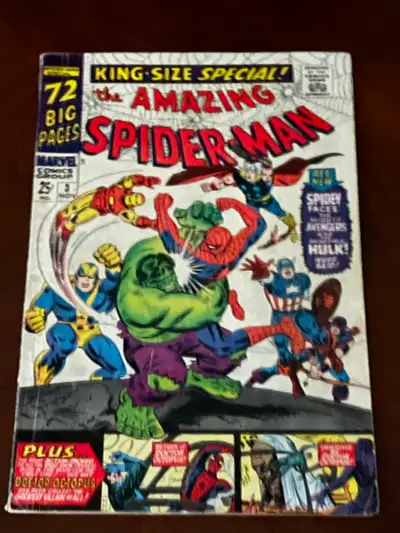 Amazing Spider-Man Annual#3 Avengers! comic book, View more