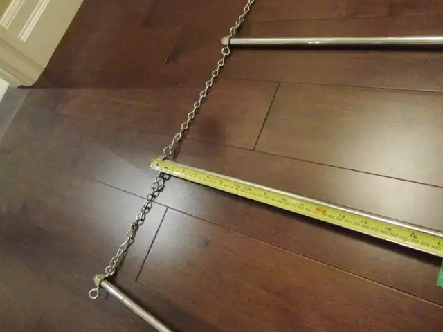Chrome Steel 4 Rung Hanging Blanket Quilt Ladder Rack in Storage & Organization in Kitchener / Waterloo - Image 8
