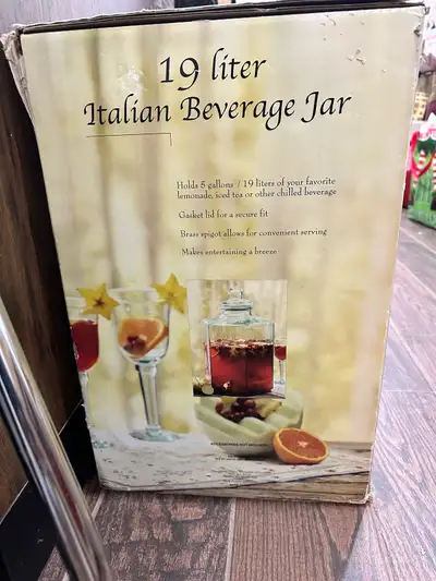 italian beverage jar, View more