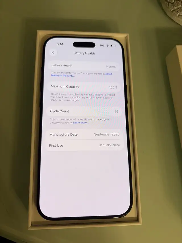 New open box - Iphone 17 Air - Space Black - 256GB in Cell Phones in City of Toronto - Image 7