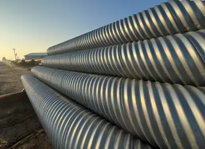Alberta Culverts Ltd. has a wide selection of new culverts available at excellent pricing. Perfect f...