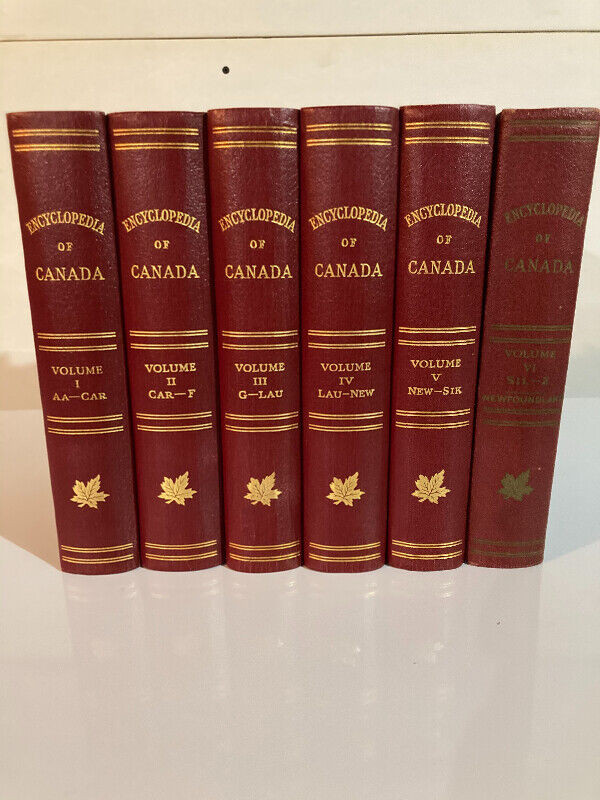 ENCYCLOPEDIA of CANADA. 6 VOL SET. 1940 dans Art et objets de collection  à Ouest de l’Île