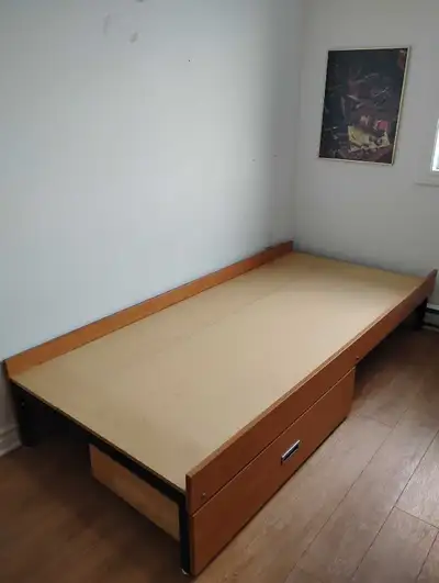 (URGENT SALE FOR MOVING) Expandable Bed (with one drawer), View more