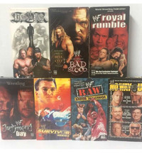 WWF Wrestling Videos VHS