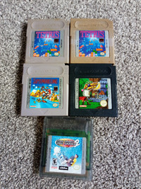 Gameboy Games (Tetris, Super Mario land, Pocket Bomberman, Tony