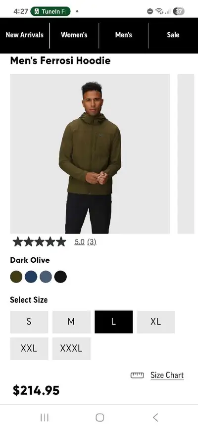 men's Outdoor Research Ferrosi Jacket size M, View more