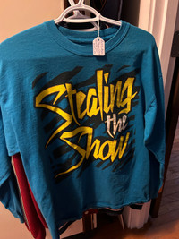 Dolph Ziggler LONG SLEEVE T-Shirt WWE Wrestling Large Booth 276