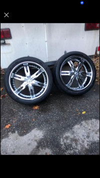Pirelli 26” tires and Lexani rims
