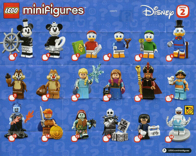 Lego Disney Minifigures Series 2 in Toys & Games in Oshawa / Durham Region