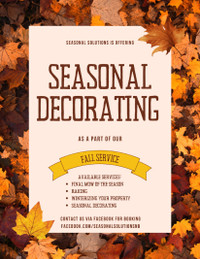 Fall Property Upkeep & Seasonal Decorating in Oromocto