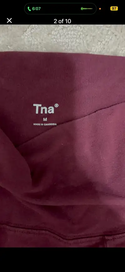 TNA women’s burgundy pants size medium , View more