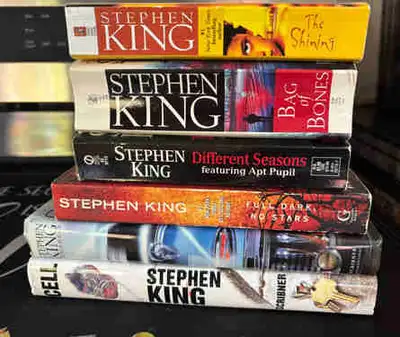 Stephen King books, View more