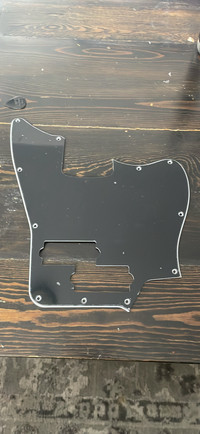 Pickguard For Squier Jaguar Bass SS Short Scale (3 Ply Black)