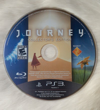 Journey: Collector's Edition PS3 game disc