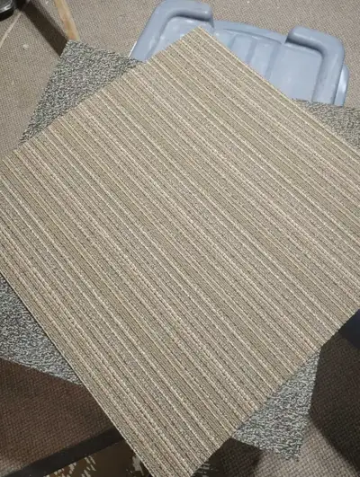 Add some style and comfort to your space with these 2ft x 2ft carpet tiles, available in two distinc...