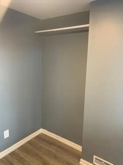Newly renovated & spacious 1-bedroom basement suite with a bathroom, living room, and kitchen for re...