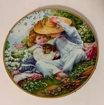 1989 Sandra Kuck “A Time to Love” Collector  Plate, View more