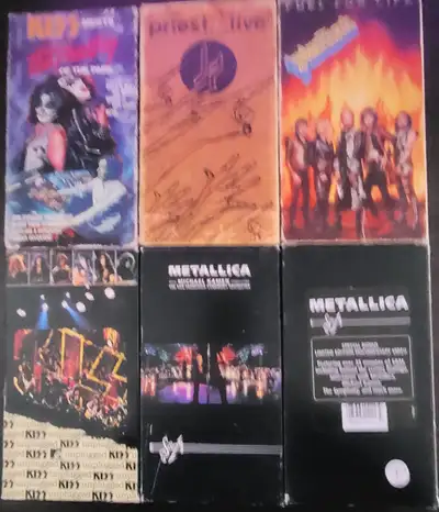 Rock / Metal VHS TAPES, View more