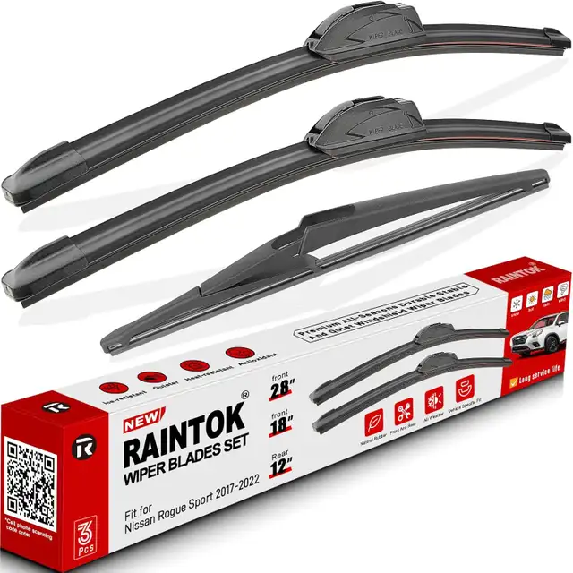 28" 18" 12" Windshield Wiper Blades Replacement for Nissan Rogue