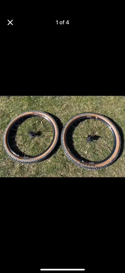Bontrager Comp 30 wheels and Maxxis DHF DHR2, View more