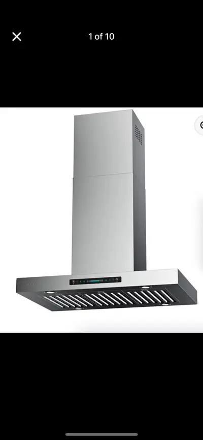 IKTCH Upgrated 42"Island Mount Range Hood, 900 CFM Ducted with 4, View more